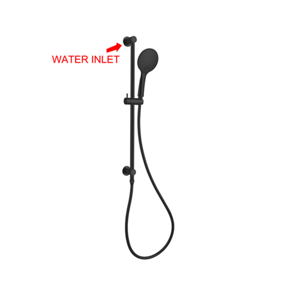 Nero 3 Function Top Inlet Dolce Shower Rail (Matte Black) *CLEARANCE*