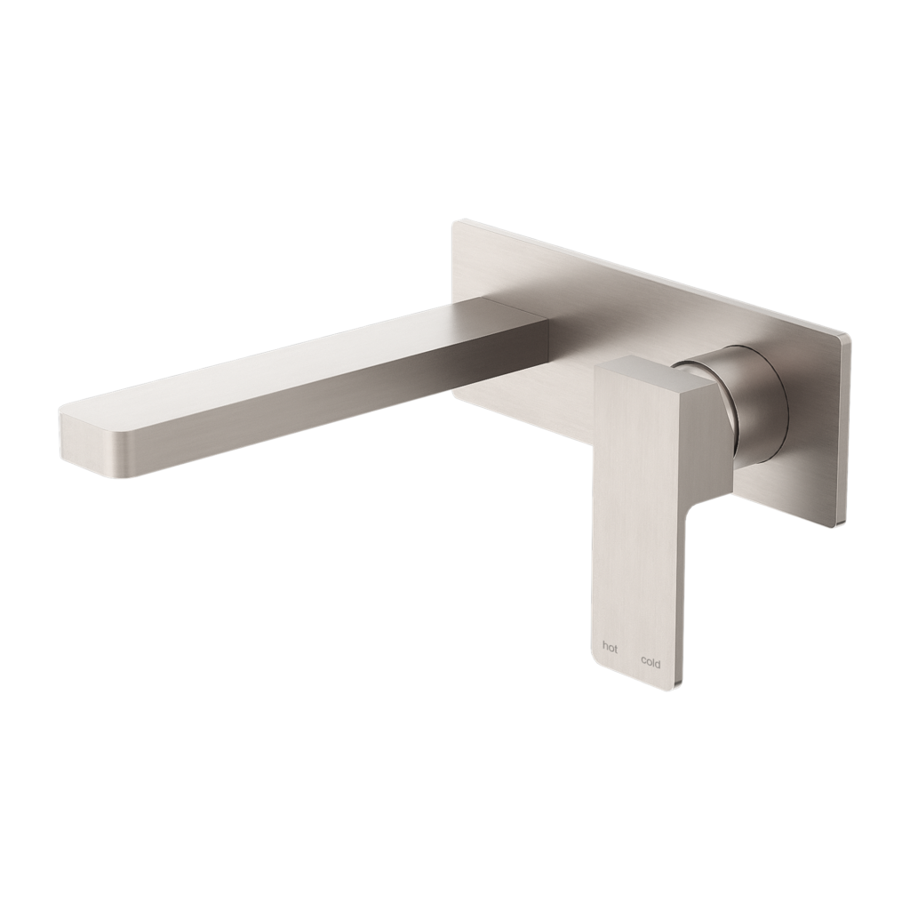 Celia Wall Basin/Bath Mixer With Spout Nero