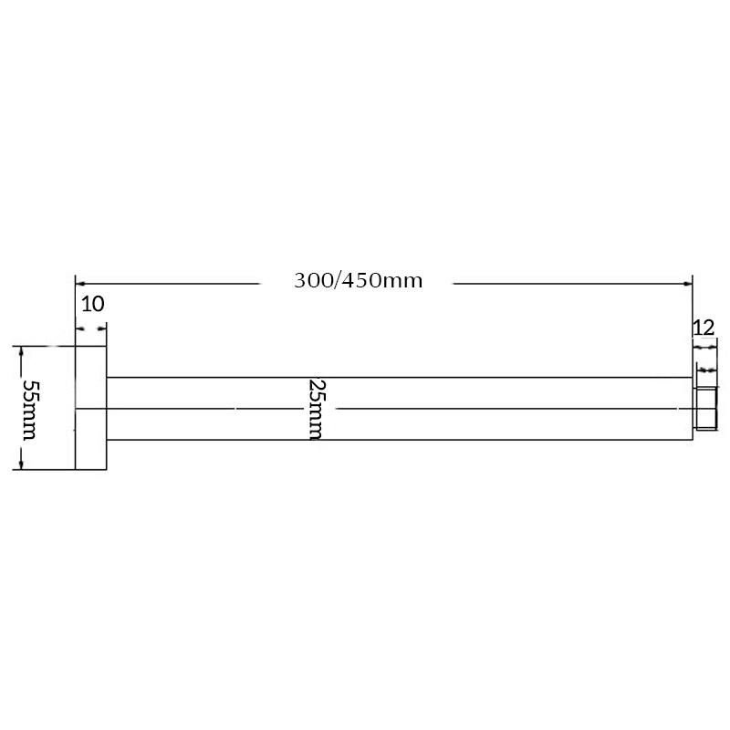 Mica Round Ceiling Arm