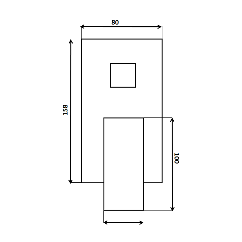 Nautica Slimline Shower/Bath Mixer with Diverter Innova