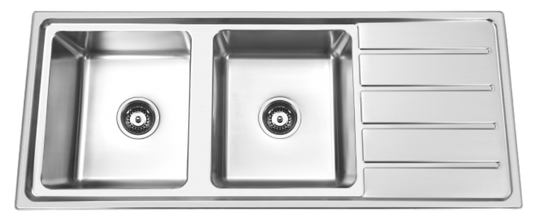 Punto 1200mm Double Bowl Sink