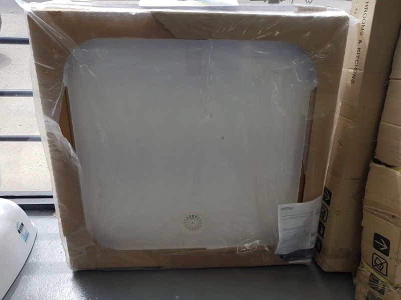 900 x 900mm White Showerbase Rear Flinders Bathroom Products Australia
